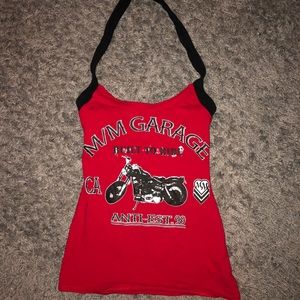 Tilly’s motorcycle halter